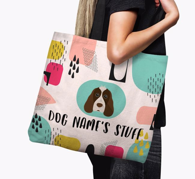 Personalised {dogsName} 'Stuff' Canvas Bag